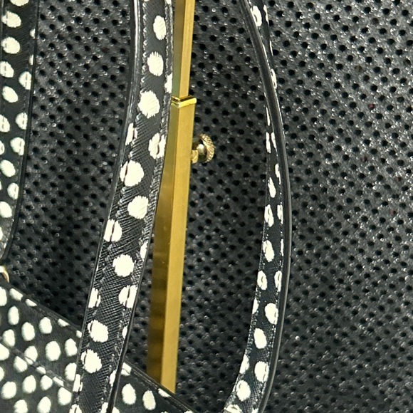 kate spade Black and White Dot Tote Approx. 16 x 9.5 x 5 - Picture 9 of 14